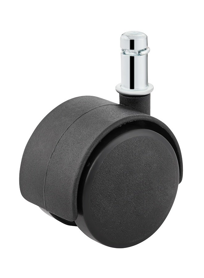 BMB tools 2inch 4-Piece Black Splint Casters with 10x35mm Insert Rod - 25kg Load Capacity (100kg Total) Non-Marking Nylon Wheels for Office Chairs, Cabinets, Storage Racks, Light Workbenches - Image 5